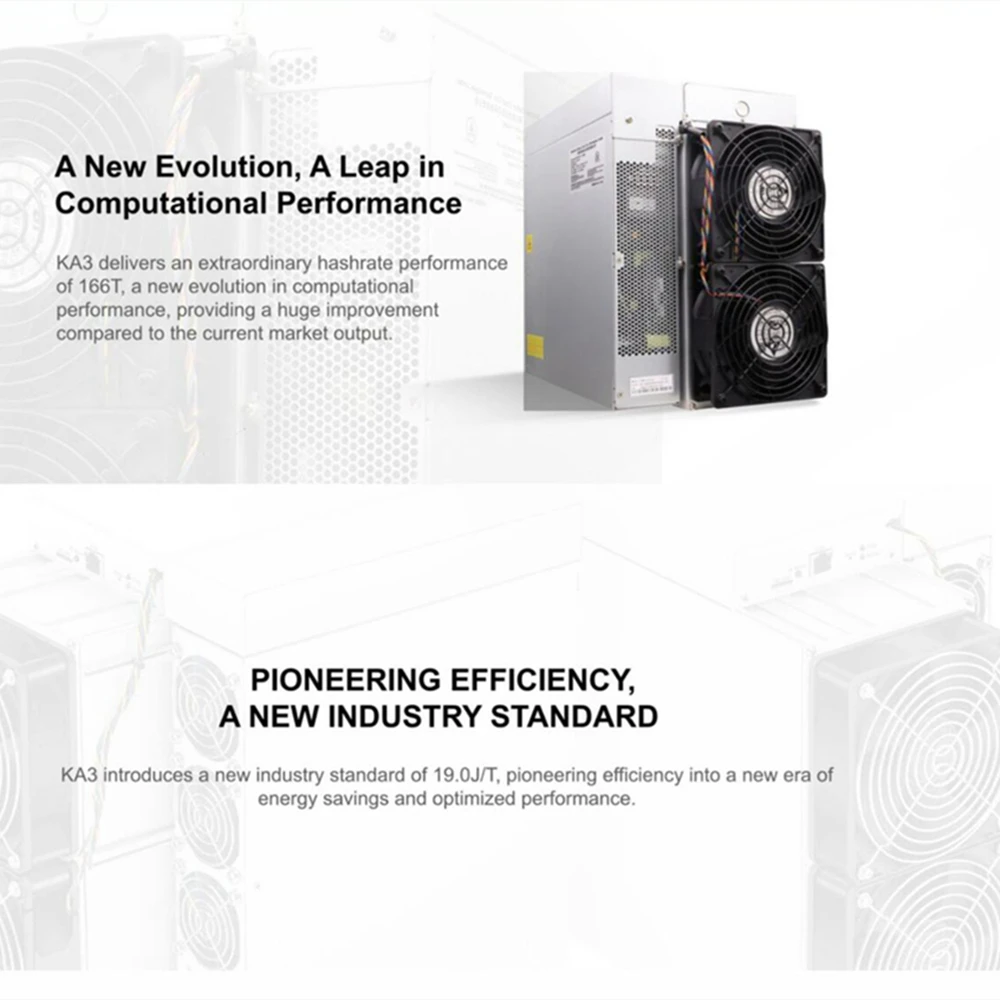 Рисунок 3 - Майнер Bitmain KDA Antminer KA3 166T 3154 Вт