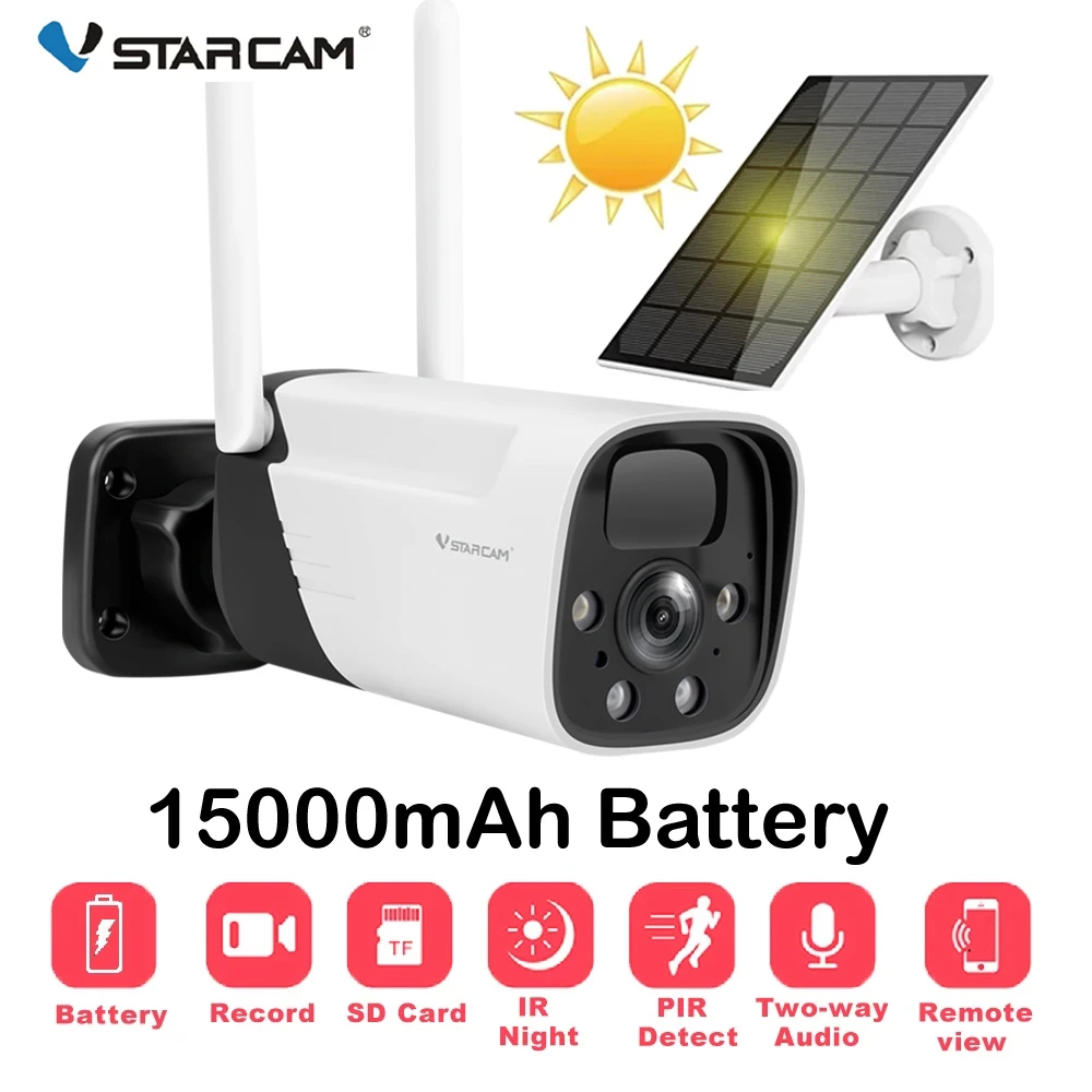 Vstarcam CB11 солнечная панель 2 МП IP Wi-Fi камера с низким энергопотреблением ИИ