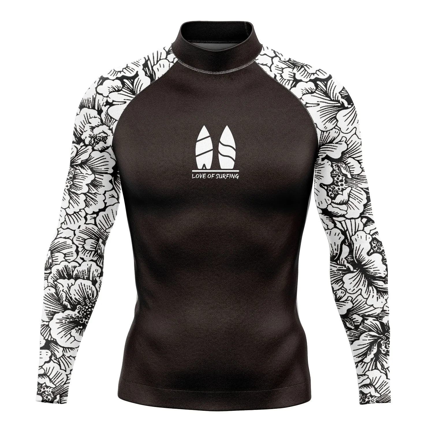 Мужская футболка с длинным рукавом для серфинга и дайвинга