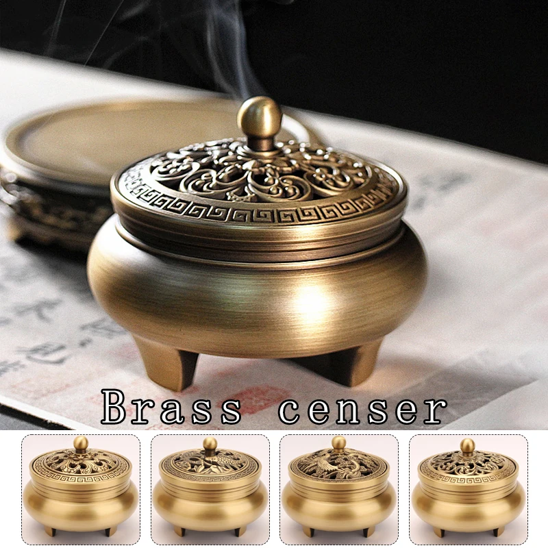 With Cover Sandalwood Censer Home Decor Craft