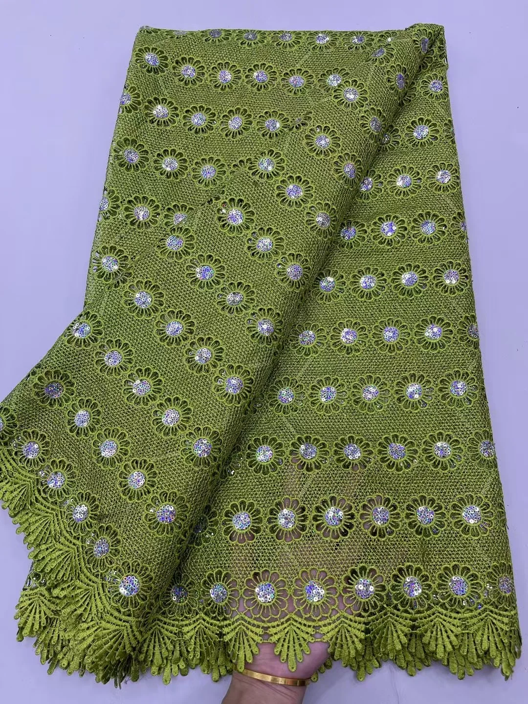 Новейшая африканская кружевная ткань со стразами высококачественная