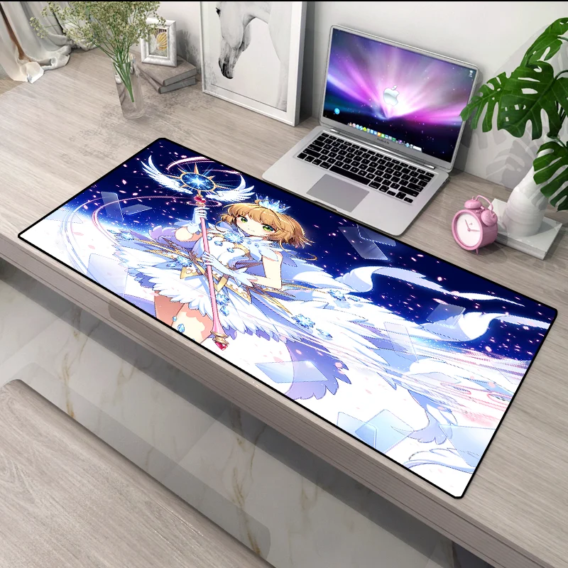 

Magic Sakura Kawaii Large Mouse Pad Notebook Mouse Pad Rubber 400X900CM Game Table Pad Anime Table Pad CN (Original) Desk Mats