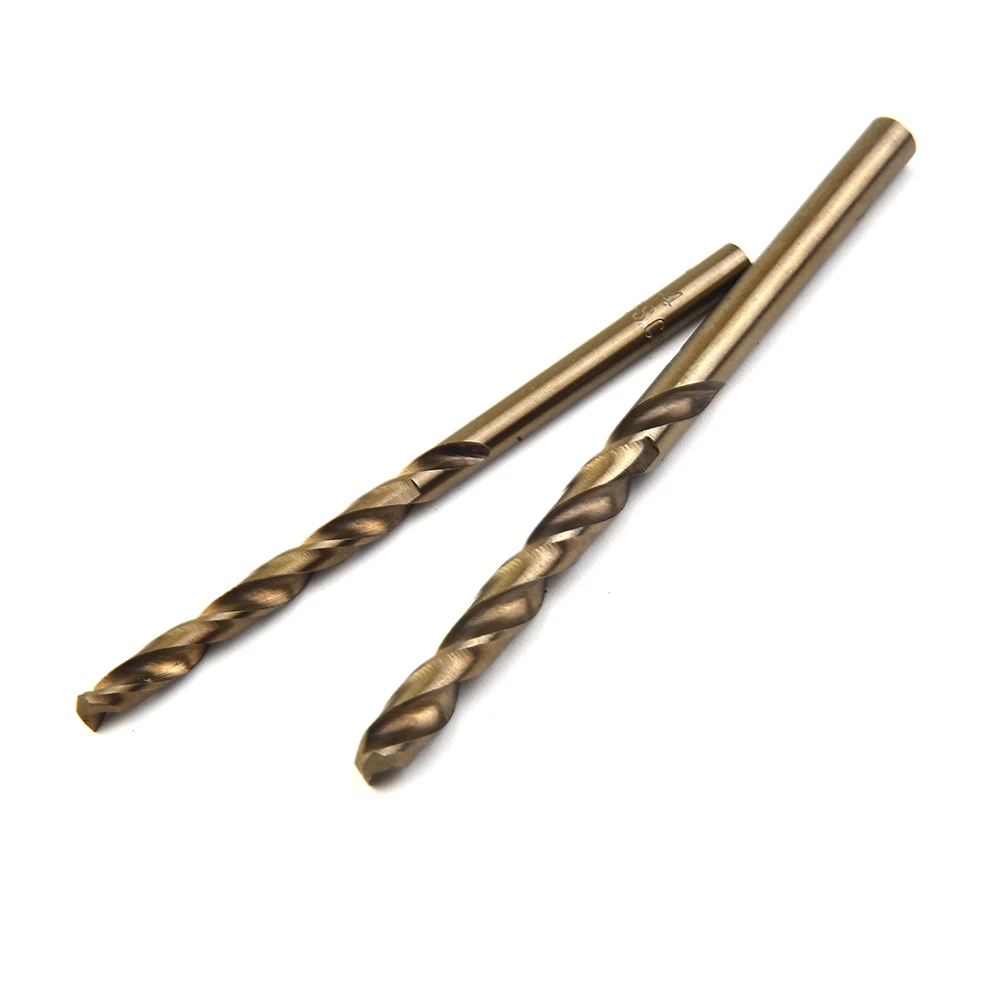 

HSS Drill Bit Iron Set Kit Cobalt Accessories Parts 5pcs Rotary Tool M35 1mm-5mm Replacement Useful Convenient