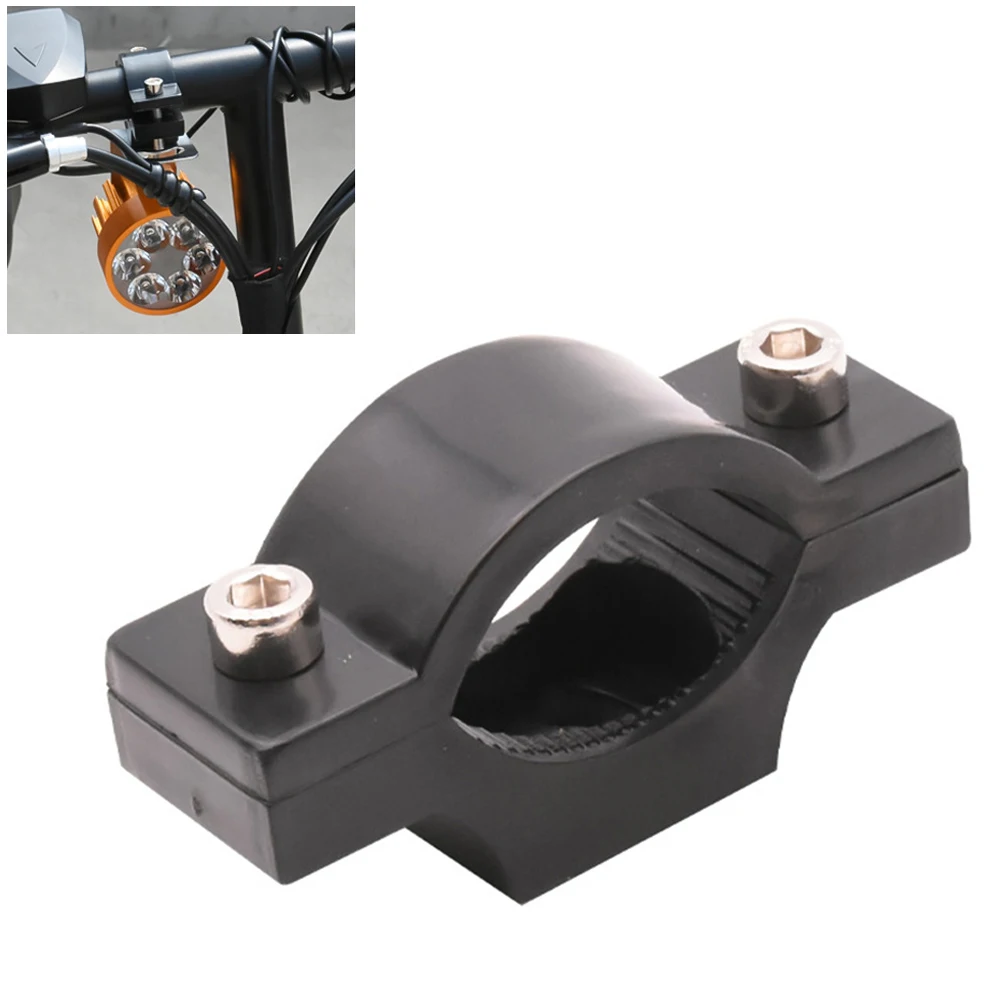 

Bicycle Motorcycle Scooter Handlebar Mount Front LED Flashlight Holder Clip Bicycle Accessories Equipments Bike Parts