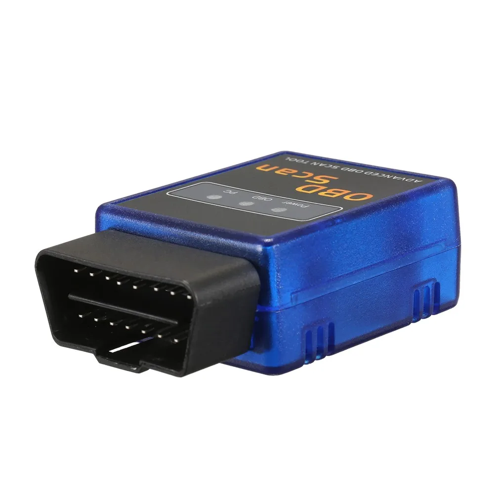 

Blue OBD OBDⅡ Scanner Tool Detector with BT Connection for IOS Android Windows Service