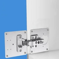 stainless steel hinge repair plate 959cm kitchen cupboard door repair accessory home door window hardware mount panelsscrews