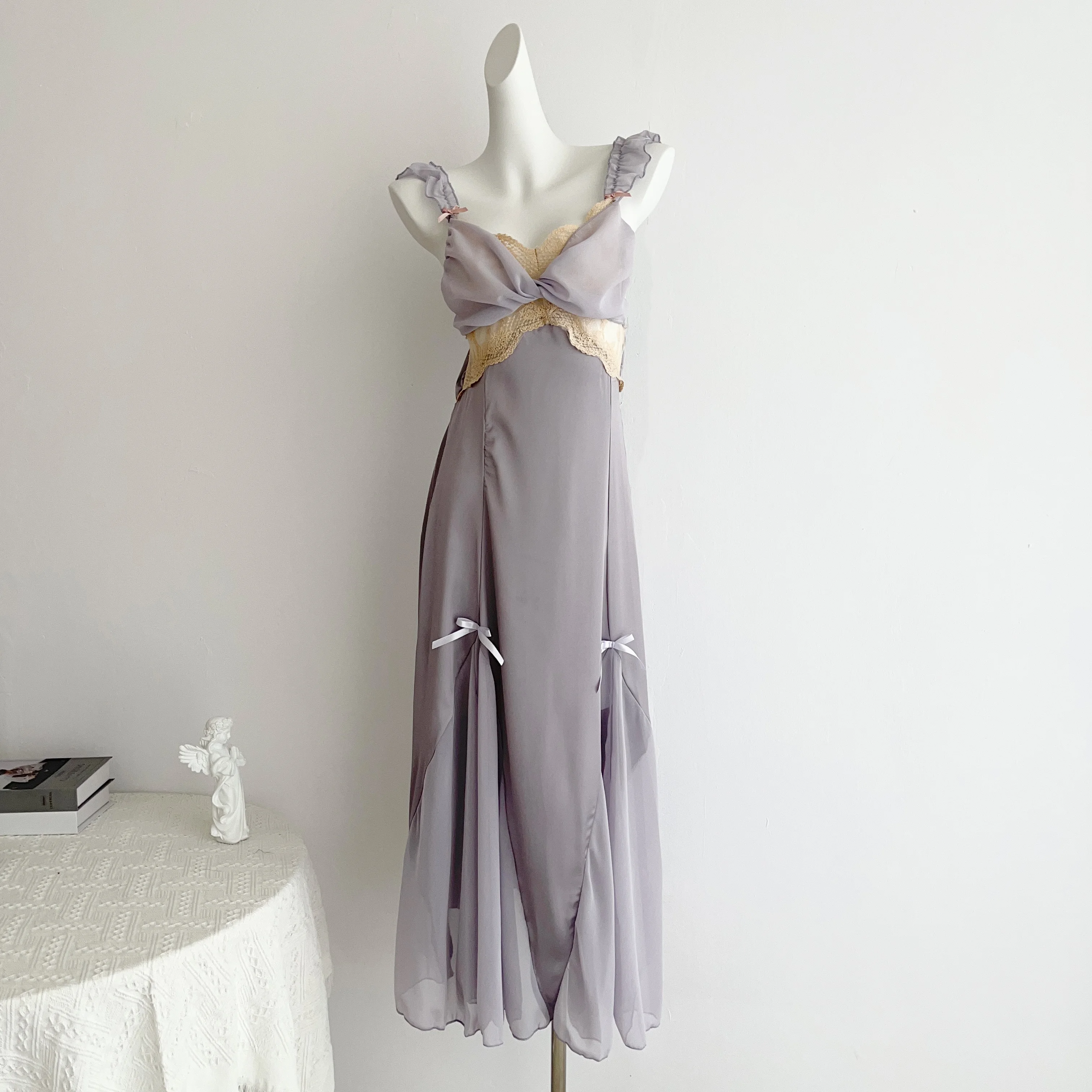 Женское летнее платье из полиэстера