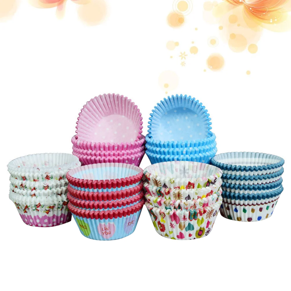 

80 Cupcake Wrappers Heat Resistant Round Muffin Liners Cupcake Liners for Cookie Biscuit Cake