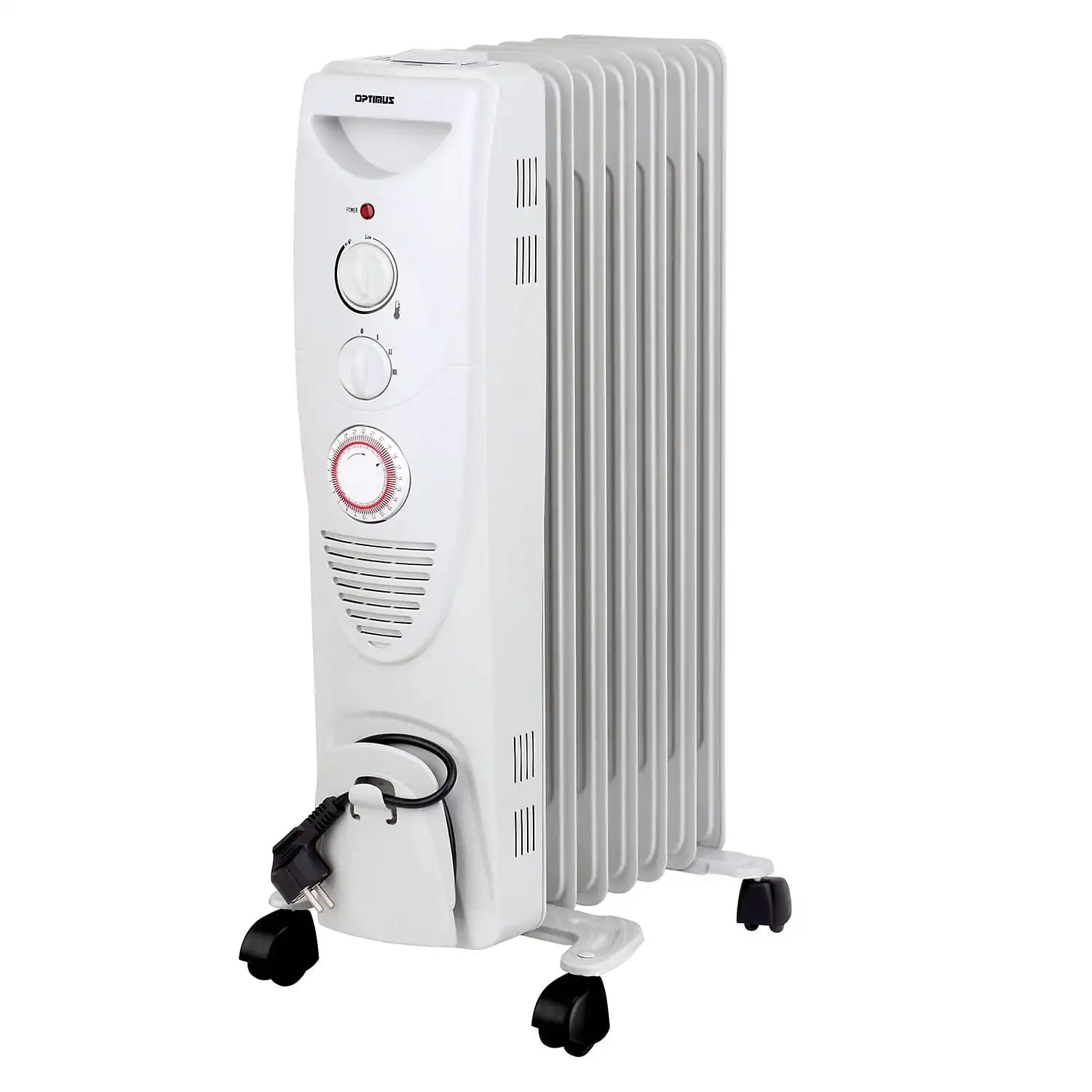 

Portable 7 Fins Oil Filled Radiator Heater with Timer