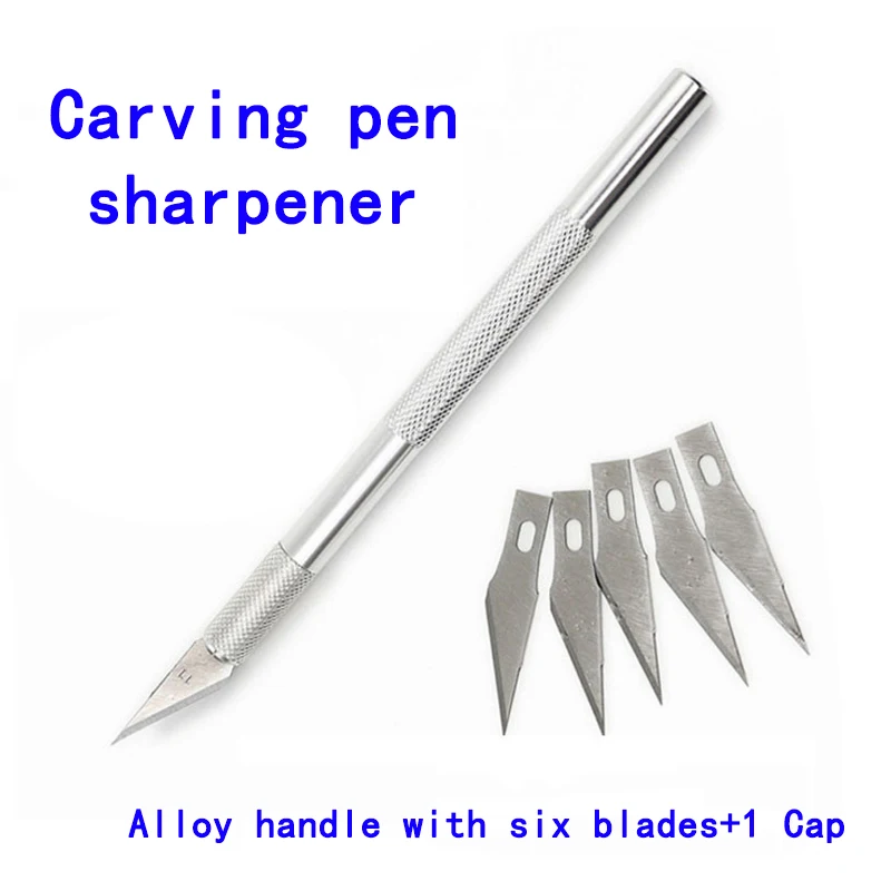 

7pcs Woodworking Tool DIY Pen Cutter Non-slip Shank For Paper Cutting Carving Tool Slaser Engraver Woodworking Tools Roteador