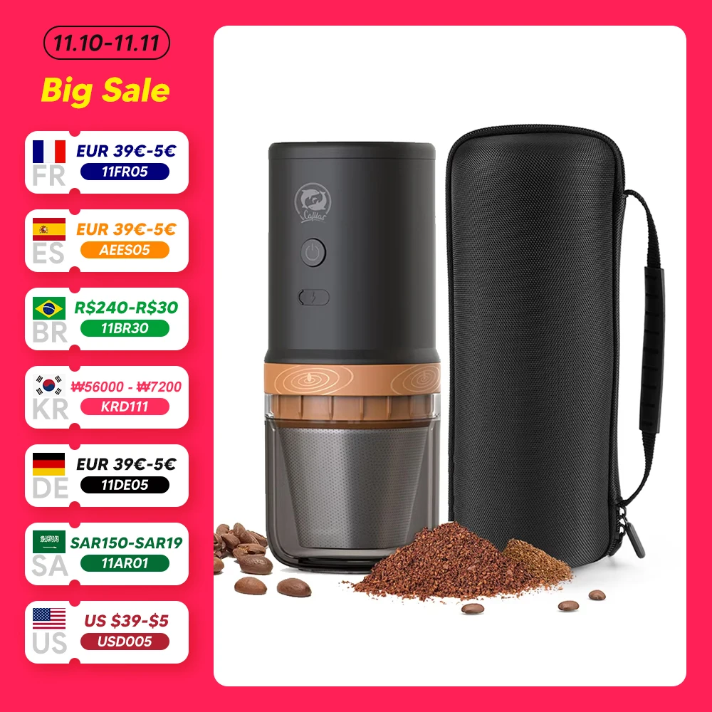 Беспроводная электрическая кофемолка 2 в 1