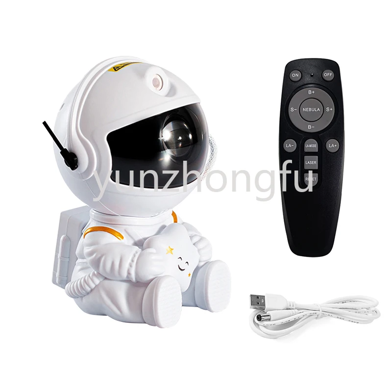 

Astronaut Night Light Rotatable Mini Spaceman Projector Lamp Starry Sky Car Atmosphere Projection