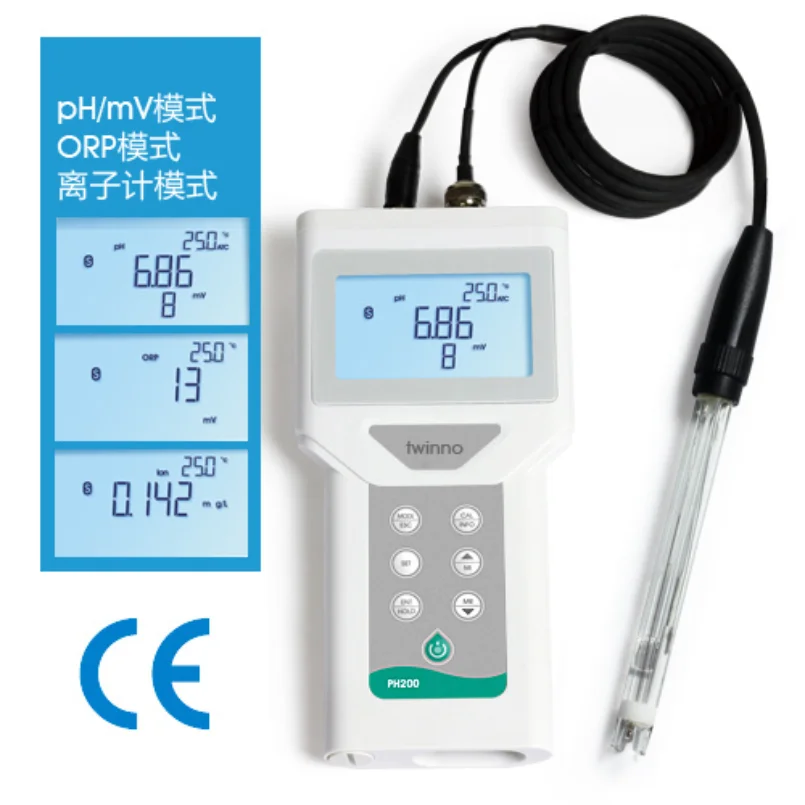 

Portable Water PH ORP Tester Meter Dissolved Hydrogen/H2 Meter with Backlight for Hydrogen Rich