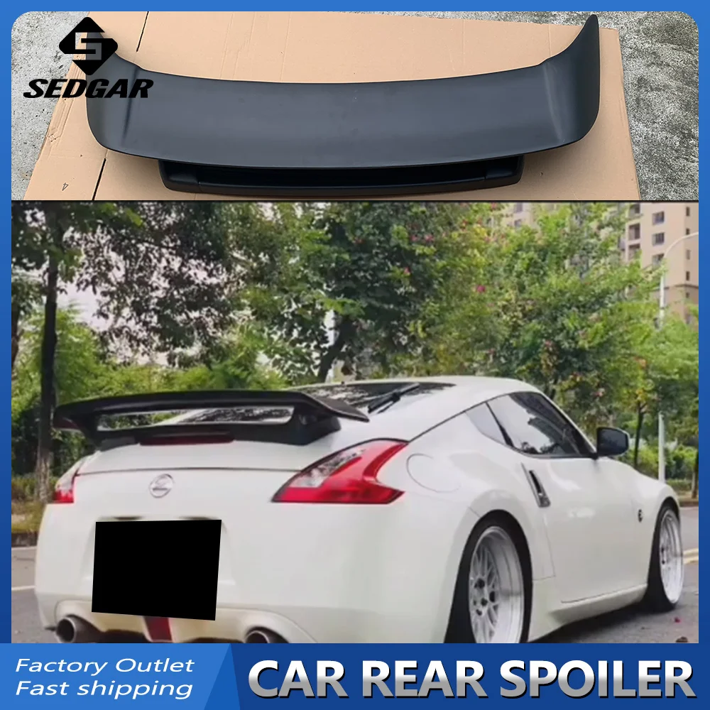 Glossy Black JDM Rear Window Roof Spoiler For Nissan 350Z Z33 (2003-2008)