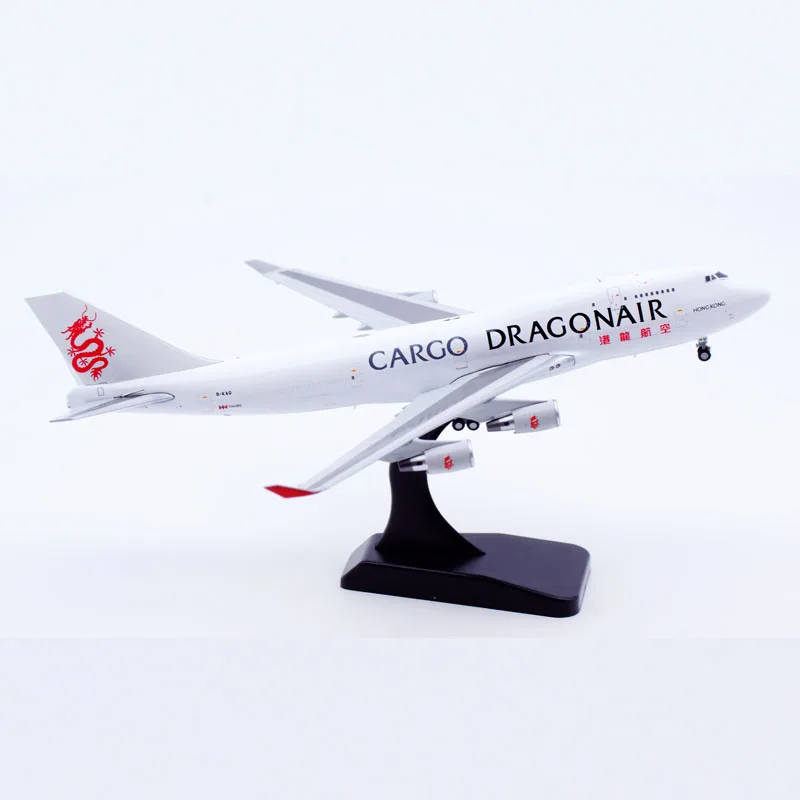 ЭВ 4744008 Коллекционный самолет из сплава в подарок JC Wings 1:400 Dragonair Cargo Boeing B747-400(BCF)