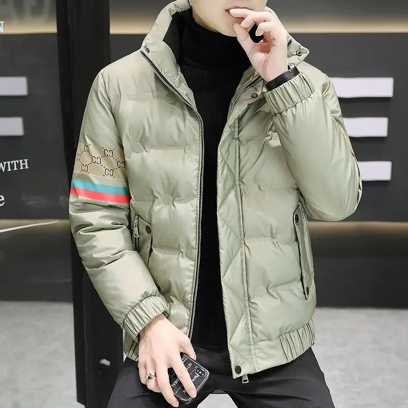 2022 Fashion Down Men's Short Winter Jacket Down Jacket Men's Handsome Jacket