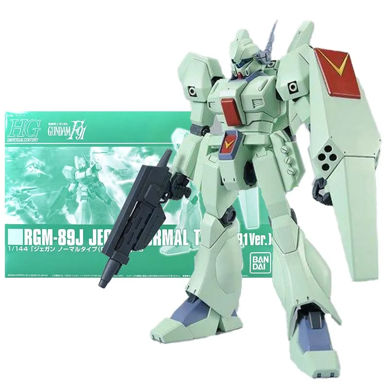 Anime Figures Pb Hg Rgm-89j Jegan Normal F91 Mobile Suit Gunpla Action Figure Toys For Boys Gifts