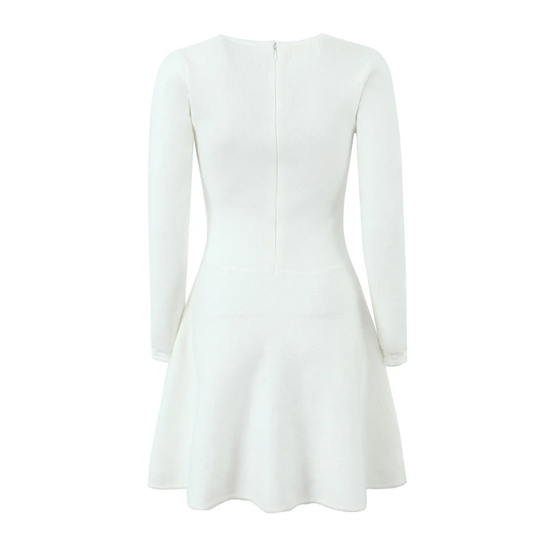 Женское трикотажное мини-платье на шнуровке Talenza