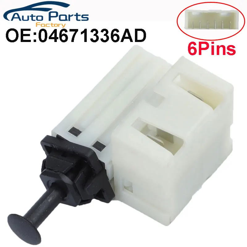 

Новый переключатель тормозной лампы для Dodge Chrysler Jeep Plymouth 1997-2017 04671336AD 04671336AC