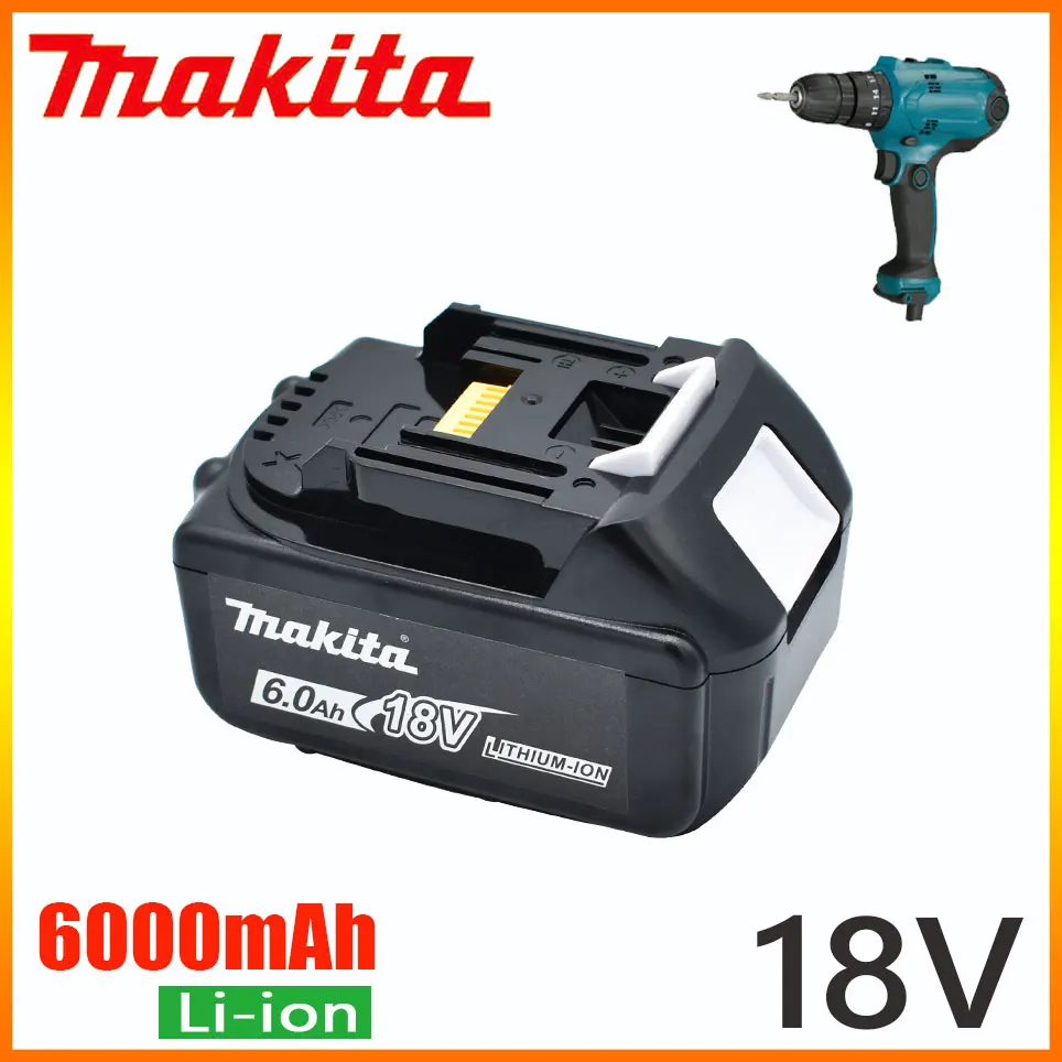 

18V 6.0Ah Makita 100%Original 6000mAh With LED lithium ion replacement LXT BL1860B BL1860 BL1850 rechargeable power tool battery