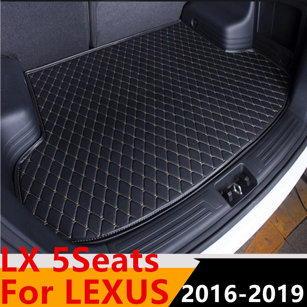 

Sinjayer, автомобильный дневной багажник для любой погоды, коврик для багажа, ковер, плоский боковой подкладка для грузового автомобиля, чехол для LEXUS LX, 5 мест 2016-2019