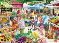 farmers market jigsaw puzzle toy puzzle game unique home decorations and gifts homeschool supplies educational