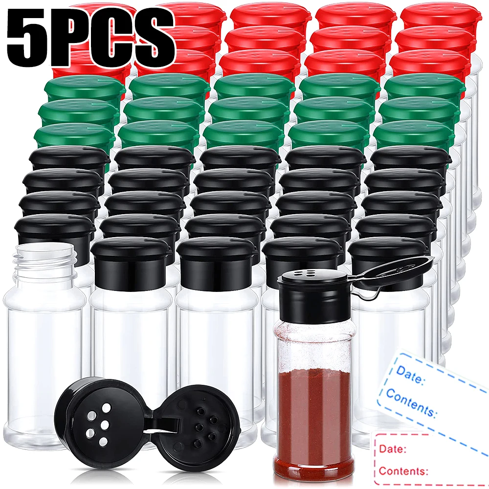 100 мл прозрачные банки для приправ солонка перца бутылки хранения специй коробки