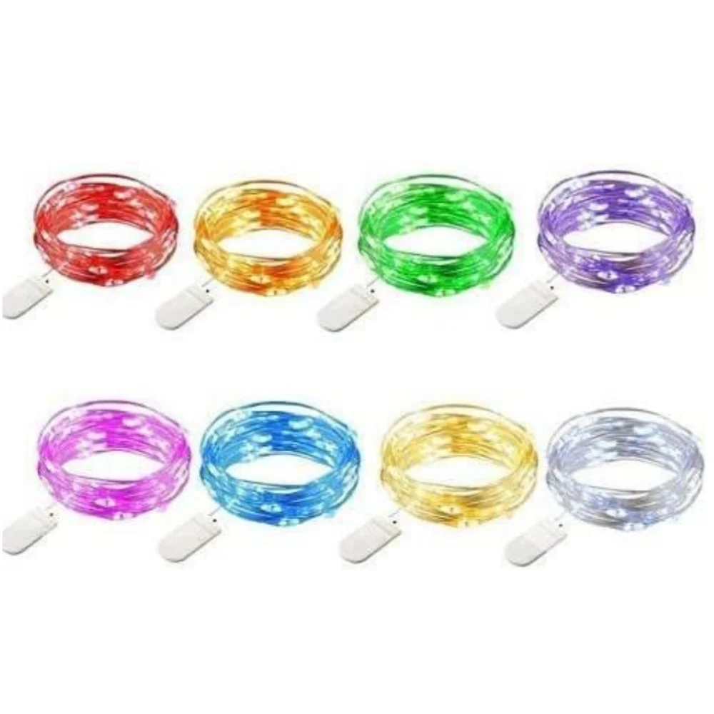 

ECCJ Гирлянды LED из медной проволоки 2 метра 20 шт