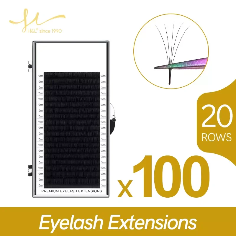 

H&L SINCE 1990 Russian Volume Eyelashes Extension Supplies Mink Lashes Extension Volume 8-16MM Professional Makeup Eyelashes