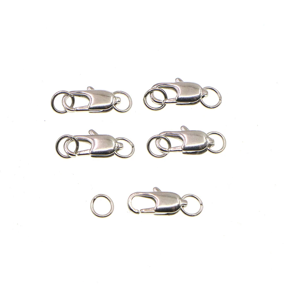 

Accessories for jewelry making Lobster Buckle 10pcs DIY Necklace Bracelet Making Metal Jewelry Peripheral Wholesale And Retail