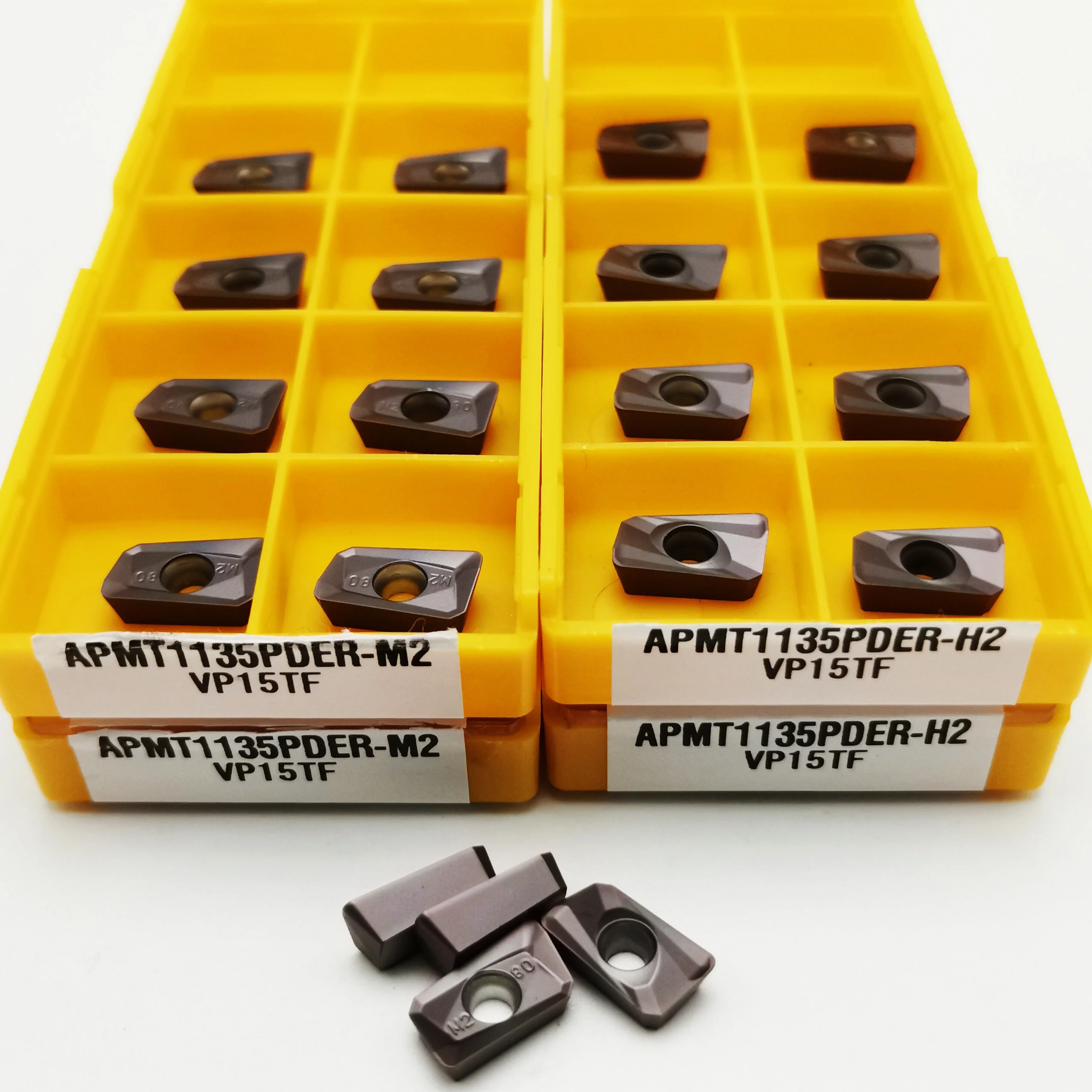 

APMT1135 PDER H2 APMT1135 PDER M2 VP15TF твердосплавная концевая фреза, металлическая фреза APMT1135 PDER, поворотная пластина