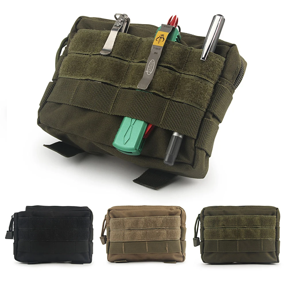 

Camping Small Bag Multifunctional Camouflage Tactical Waist Bag EDC Outdoor Tool Pocket Tactical Medical First Aid Bag