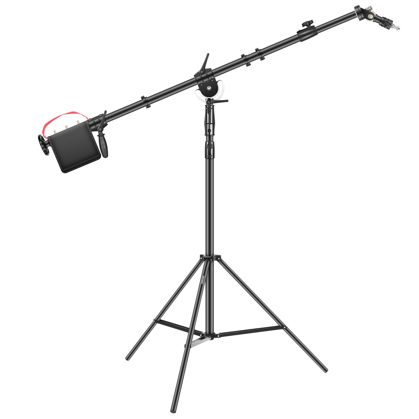 

Осветительная стойка Neewer для фотосъемки с профессиональной стрелой, штатив 225 см для монофосветильник стробоскопического софтбокса и друг...
