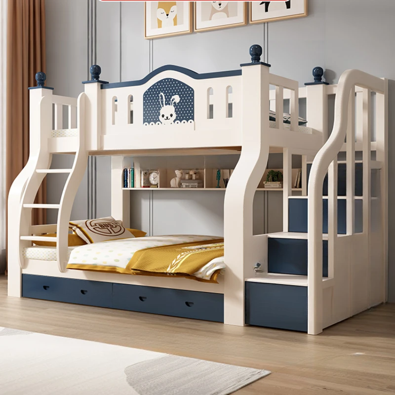 Двуспальная кровать House Queen с выдвижными ящиками современная детская двуспальная