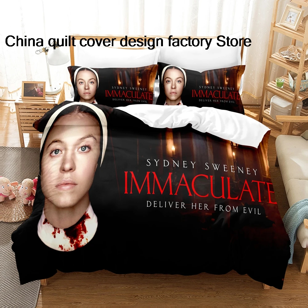 Комплект постельного белья Sydney Sweeney Immaculate одинарный полный королевский размер