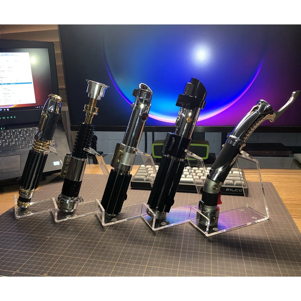 Универсальная вертикальная стойка для светового меча акриловый прозрачный