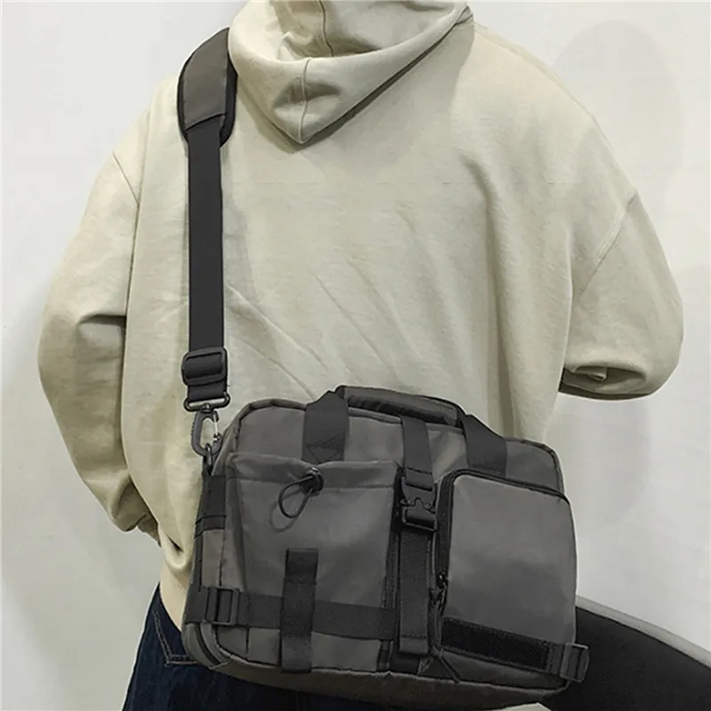 

Мужская Дорожная сумка, мужская сумка, портфель, качественная Повседневная сумка для подростков, деловая нейлоновая многофункциональная сумка на плечо для мужчин