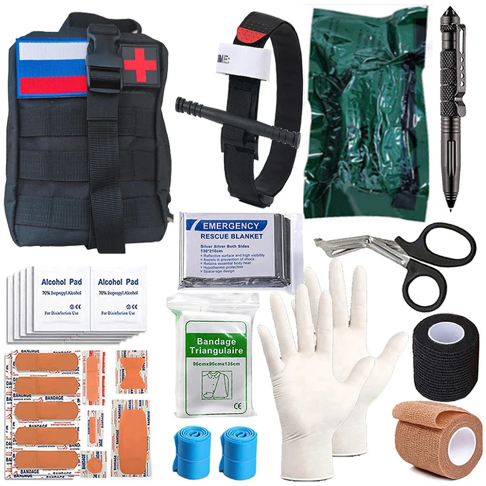 

Military IFAKS Pouch First Aid Kit Survival outdoor emergency for Camping Hiking Medical Molle Pouch Bag Trauma Trauma Kit