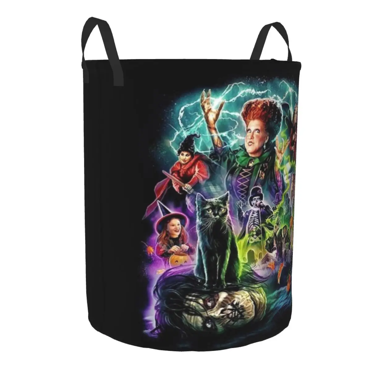 Корзина для белья Hocus Pocus с коллажем на заказ большая корзина хранения одежды