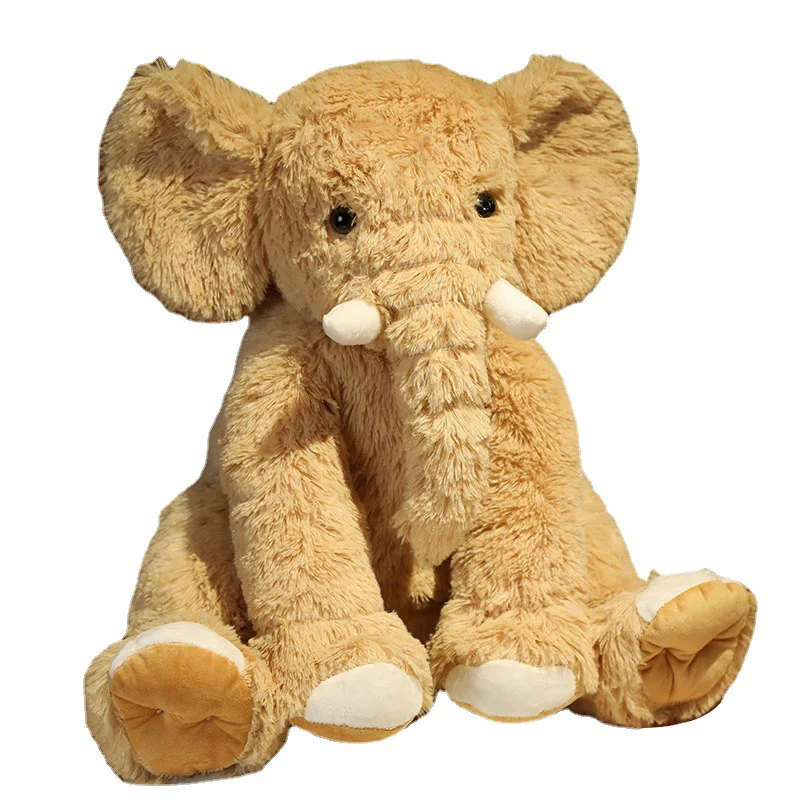

Toys 45CM for Baby Sleeping Plush Elephant Pillow Suffed Animal Fluffy Doll Infant Back Support Cushion Kids Gift