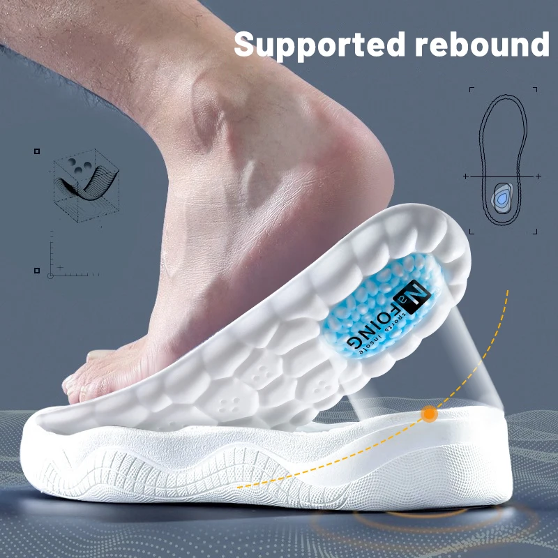 Стельки спортивные ортопедические для мужчин и женщин дышащие обуви