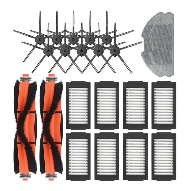 

For Xiaomi Mi Robot Vacuum Cleaner Hepa Filter Reuse Filter Main Brush Mops For Xiaomi Mijia PRO Smart Home Accessories