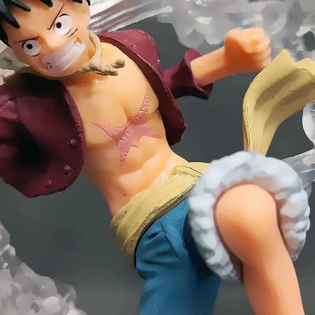 One Piece Anime Monkey·D·Luffy Roronoa Ace Pvc Action Model Collection Cool Stunt Figure Toy Gift 6