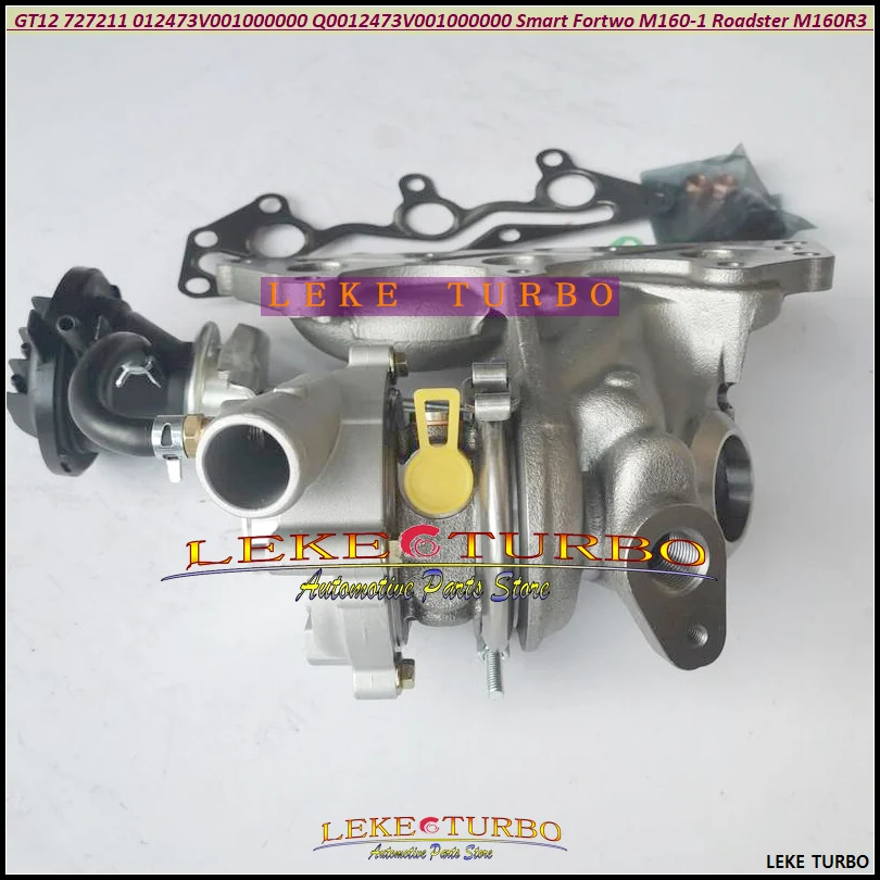 Турбо GT12 727211 -0001 012473 В 001000000 Q 0012473 Для Smart Fortwo M160-1 Roadster MC01 M160R3