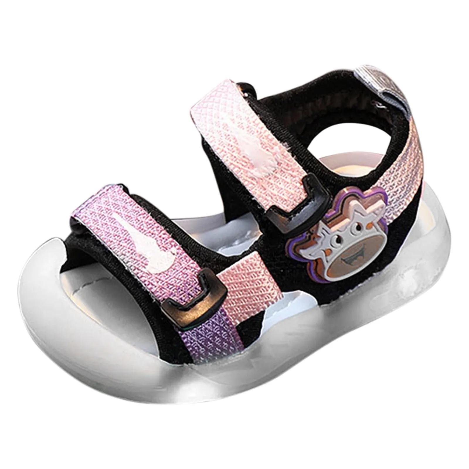 

Anti Kick Baotou Sandals Summer Lights Baby Shoes 013 Years Old 2 Boys And Girls Beach Shoes Walking Shoes Toddler Dress Sandals