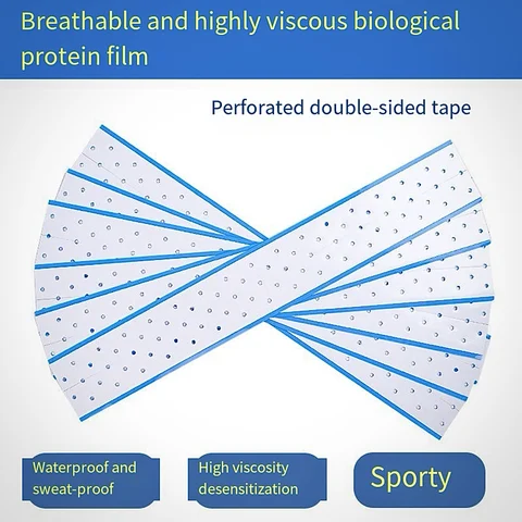 5 шт. двухсторонняя дышащая ультрафиксирующая кружевная лента для парика с отверстием, водонепроницаемая клейкая лента для наращивания волос для парика