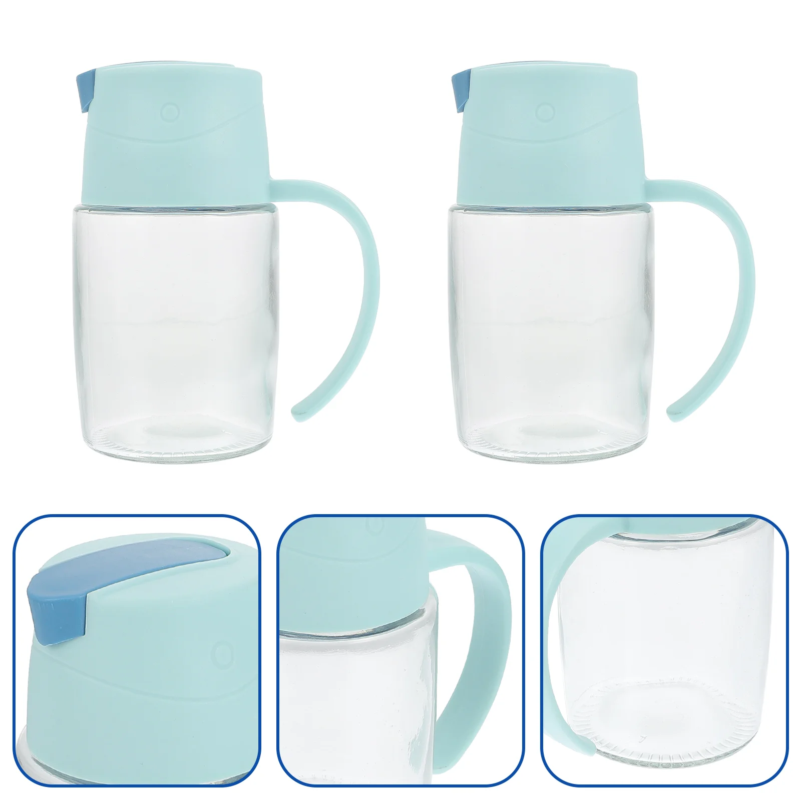 

Oil Bottle Dispenser Olive Pot Container Kitchen Sauce Soy Vinegar Bottles Drip Cooking No Condiment Opening Cruet Seasoning