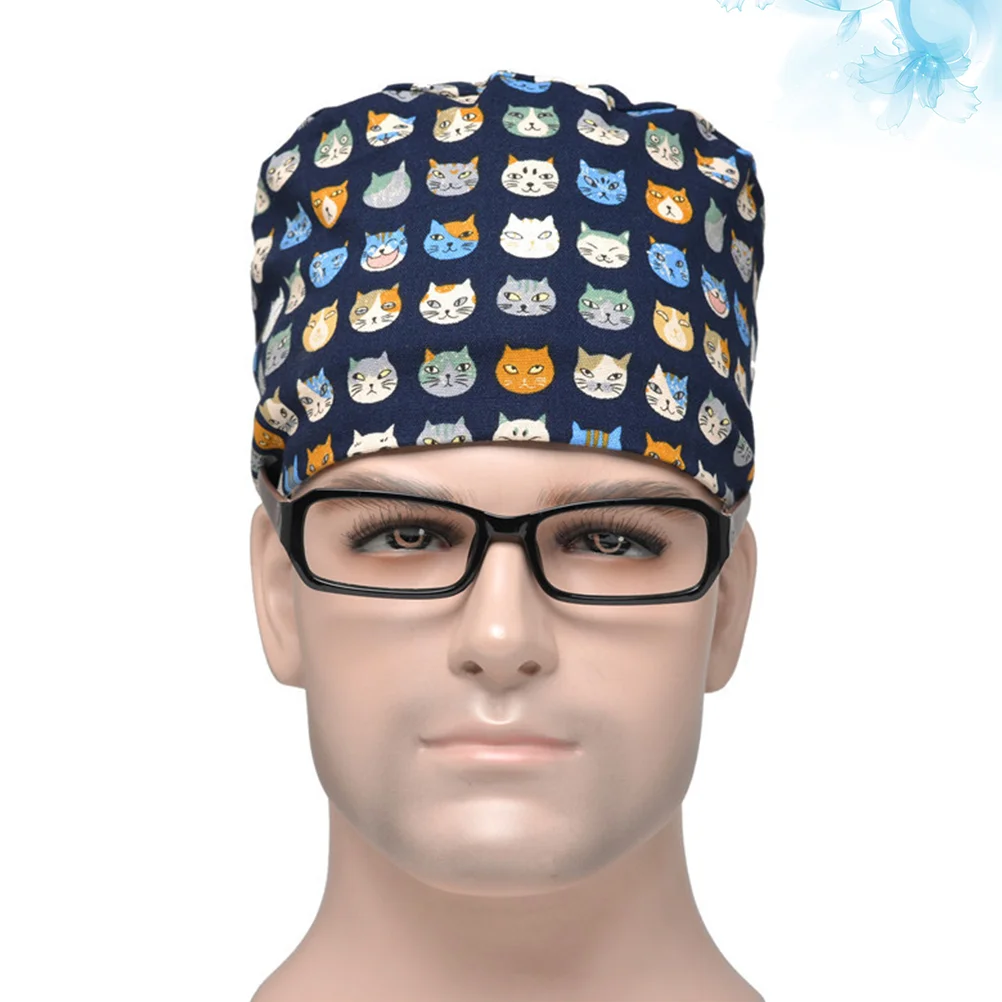 

Unisex Printed Adjustable Hat Working Caps with Absorb Sweat Towel (Free Size)