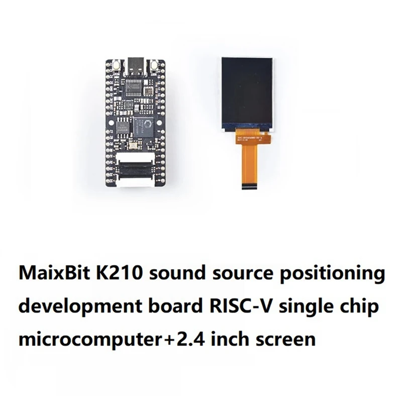 

Maixbit K210 Development Board RISC-V AIOT Visual Identification Development Board +2.4 Inch Screen RISC-V Microcontroller