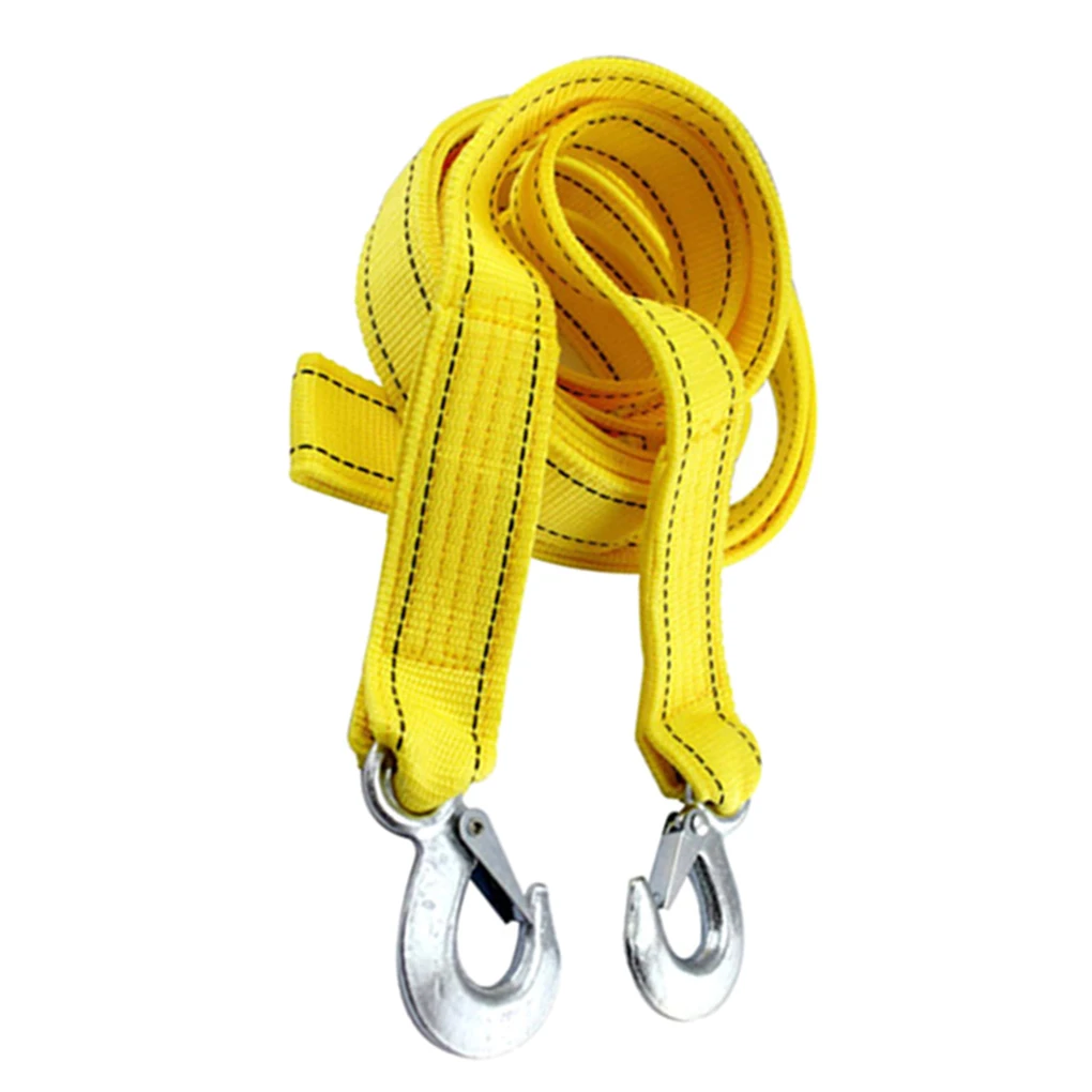 

Towing Strap Nylon Car Pull Rope with Buckle Trailer Pull Rope Car Motorcycle Accessories 5 Meters 8T